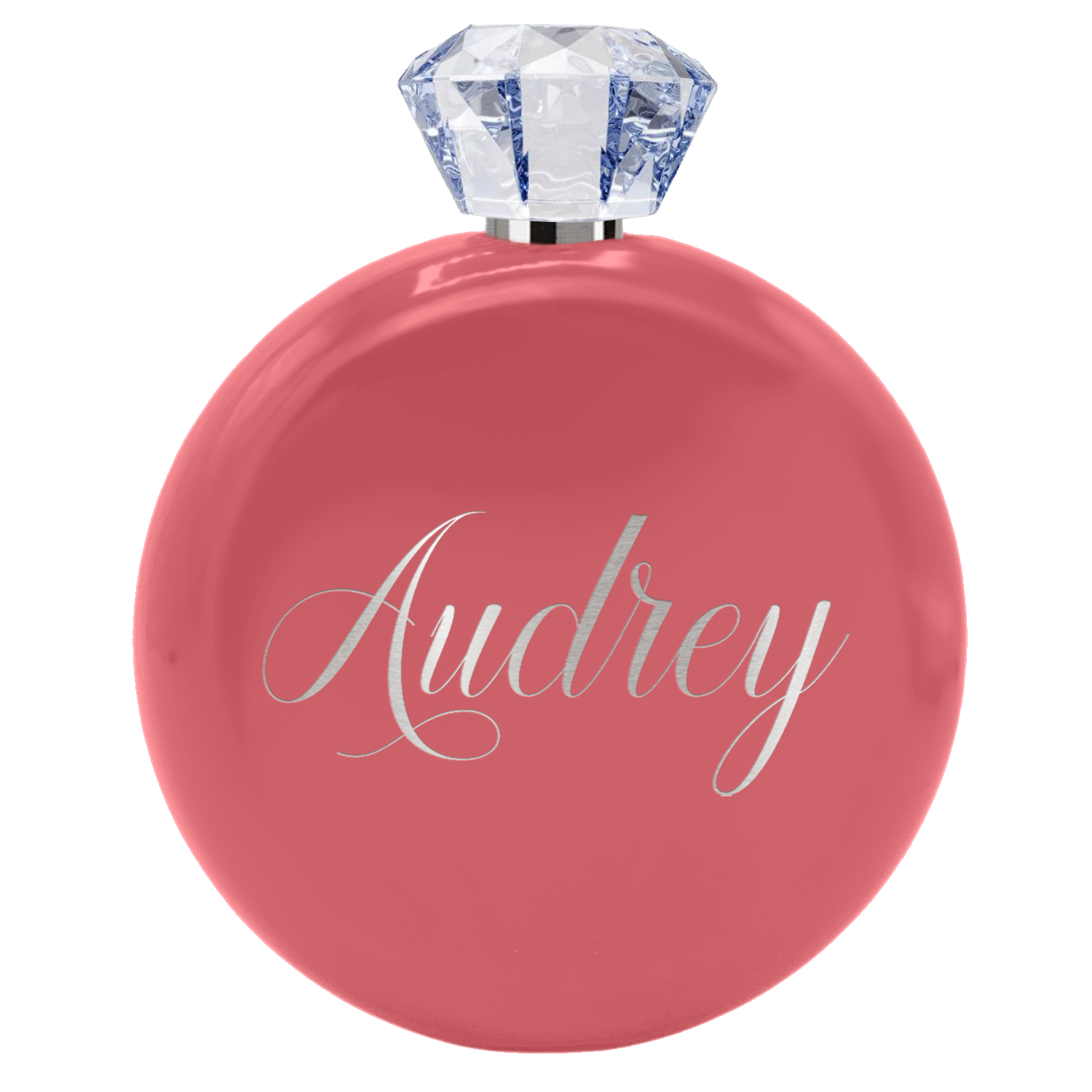 Personalized Guava Gloss 5oz Jewel Liquor Flask