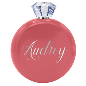 Personalized Guava Gloss 5oz Jewel Liquor Flask