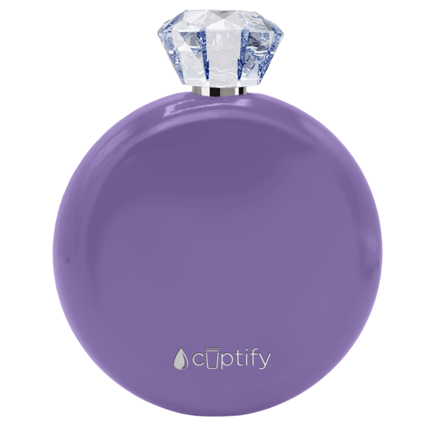 Lavender Gloss 5oz Jewel Liquor Flask