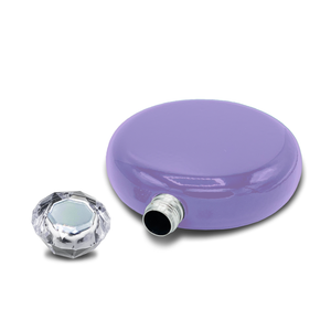 Lavender Gloss 5oz Jewel Liquor Flask