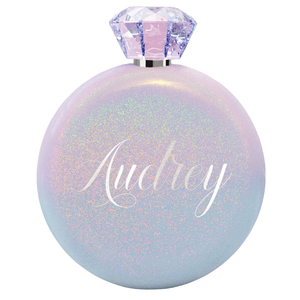 Personalized Ombre Magic Mist Glitter 5oz Jewel Liquor Flask