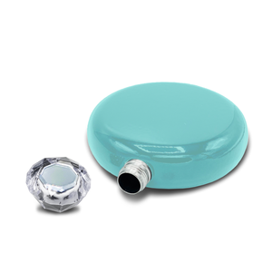 Seafoam Gloss 5oz Jewel Liquor Flask