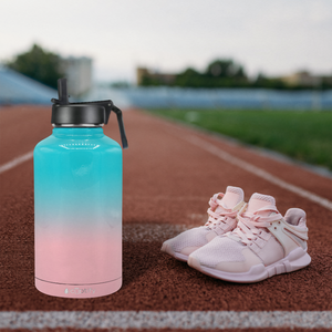 Cotton Candy Ombre 64oz Wide Mouth Water Bottle