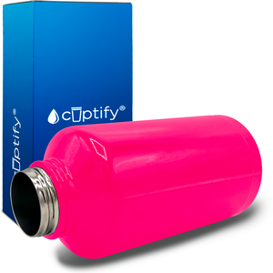 Hot Pink Gloss 64oz Wide Mouth Water Bottle