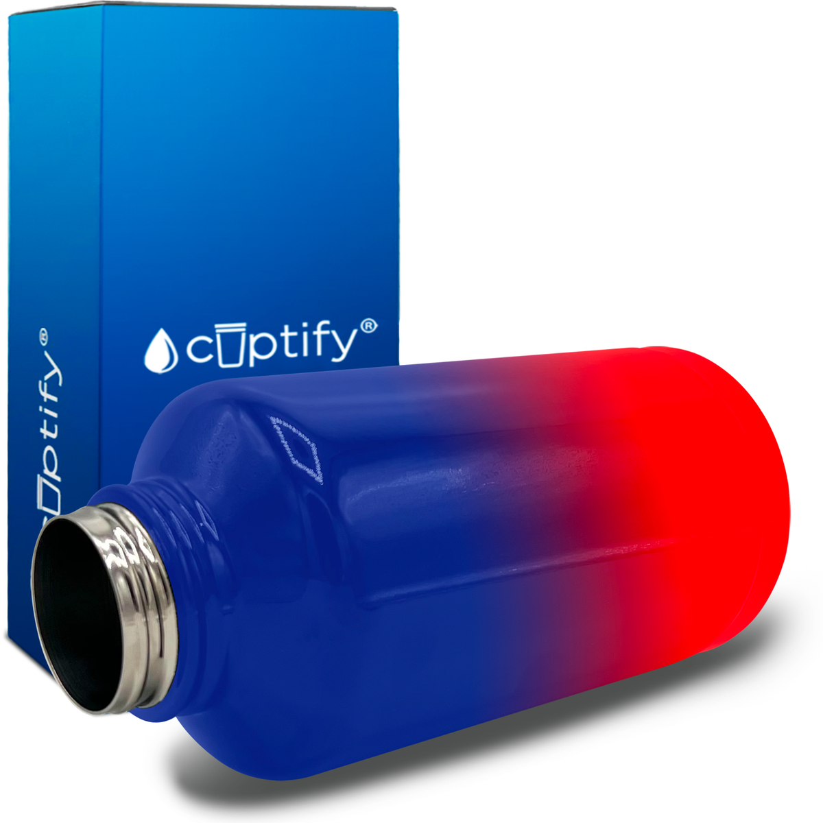 New York Ombre 64oz Wide Mouth Water Bottle