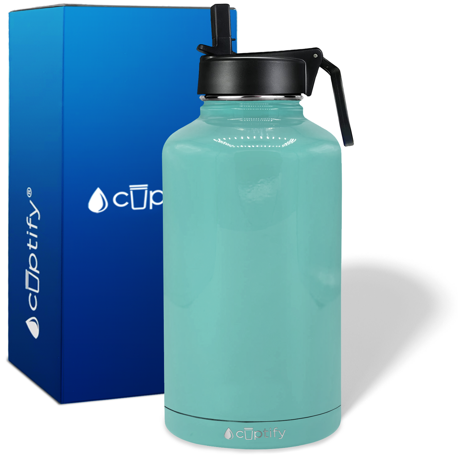 Seafoam Gloss 64oz Wide Mouth Water Bottle