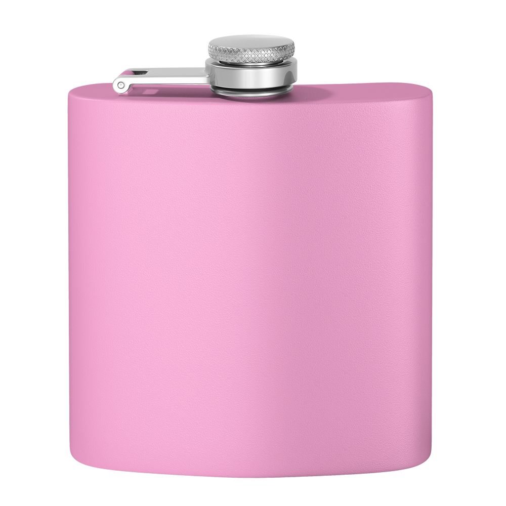 Blush Matte 6oz Liquor Flask