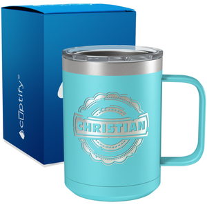 Personalized Asperous Engraved on 15oz Coffee Mug