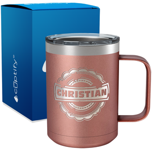 Personalized Asperous Engraved on 15oz Coffee Mug
