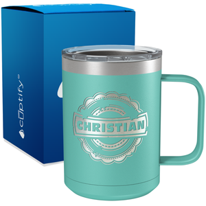 Personalized Asperous Engraved on 15oz Coffee Mug