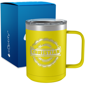 Personalized Asperous Engraved on 15oz Coffee Mug