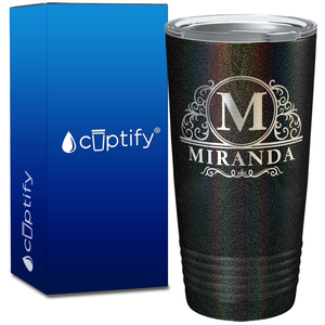 Personalized Elaborate Circle on 20oz Tumbler