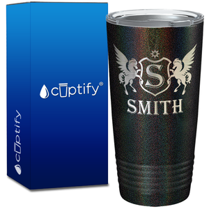 Personalized Pegasus Engraved on 20oz Tumbler