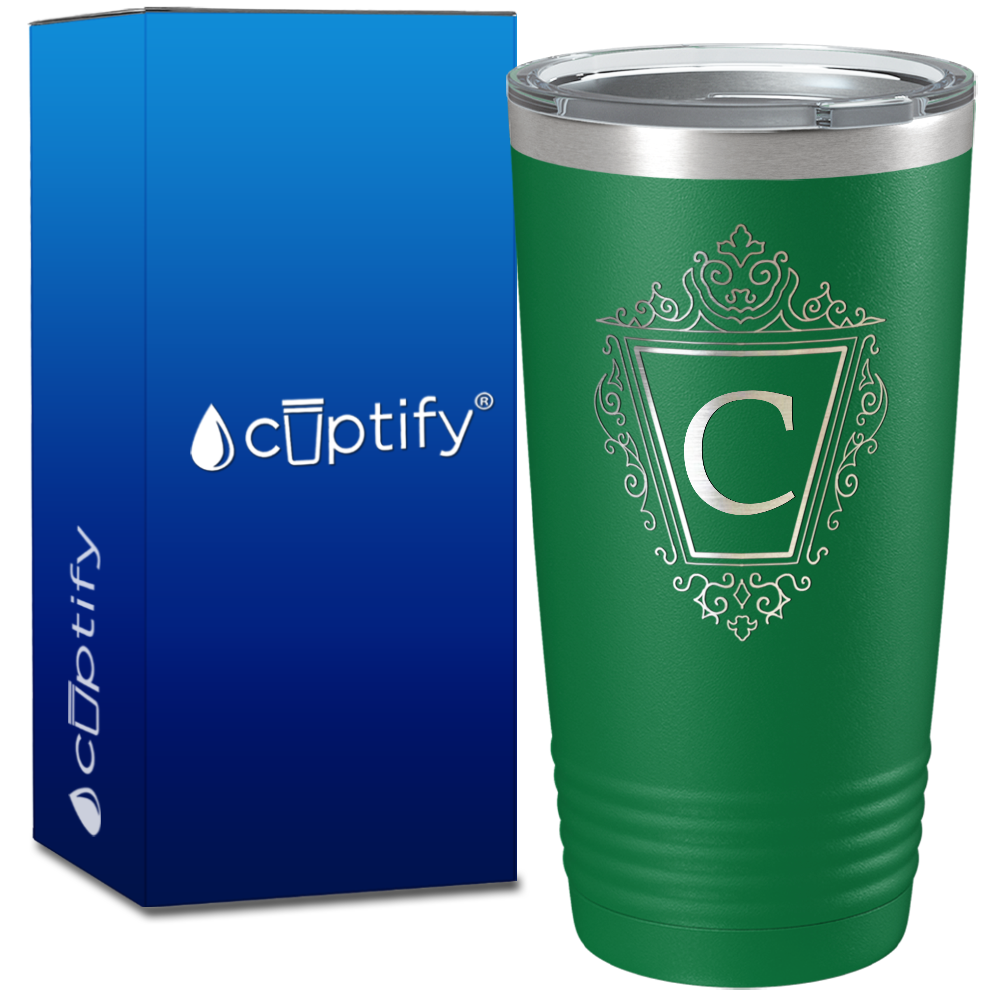 Personalized Classic Crest on 20oz Tumbler