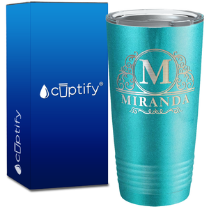 Personalized Elaborate Circle on 20oz Tumbler