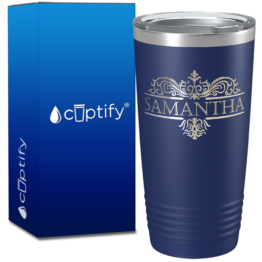 Personalized Vestige Design on 20oz Tumbler