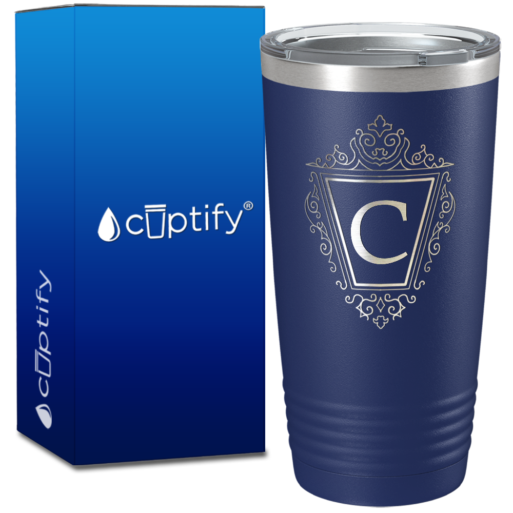 Personalized Classic Crest on 20oz Tumbler