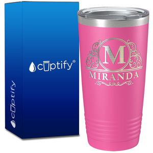 Personalized Elaborate Circle on 20oz Tumbler