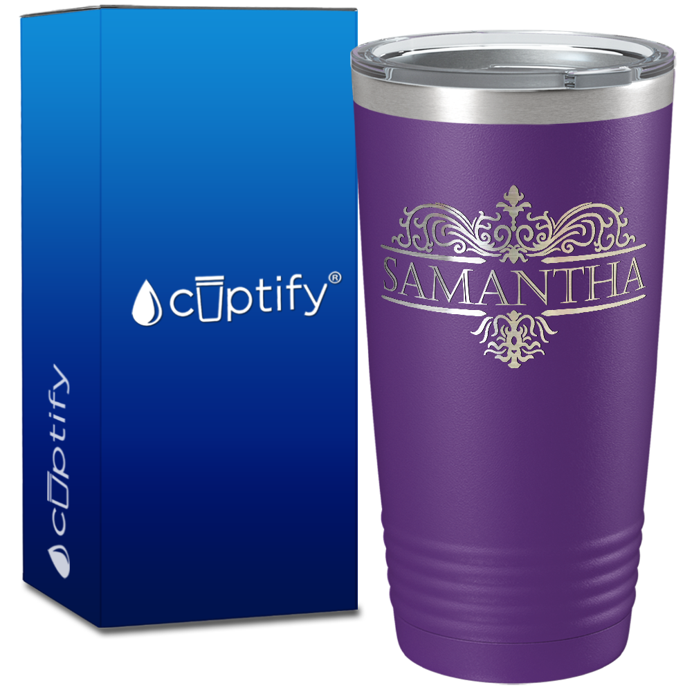 Personalized Vestige Design on 20oz Tumbler