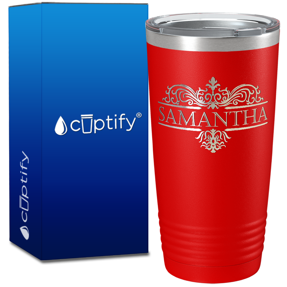 Personalized Vestige Design on 20oz Tumbler