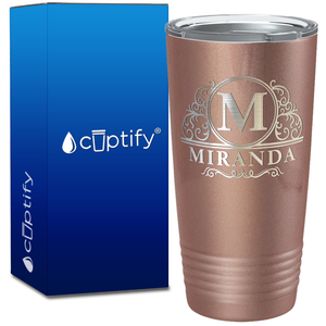 Personalized Elaborate Circle on 20oz Tumbler