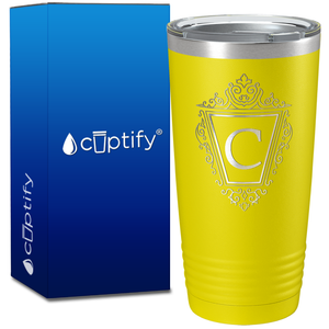 Personalized Classic Crest on 20oz Tumbler