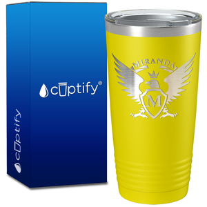 Personalized Eagle Engraved on 20oz Tumbler