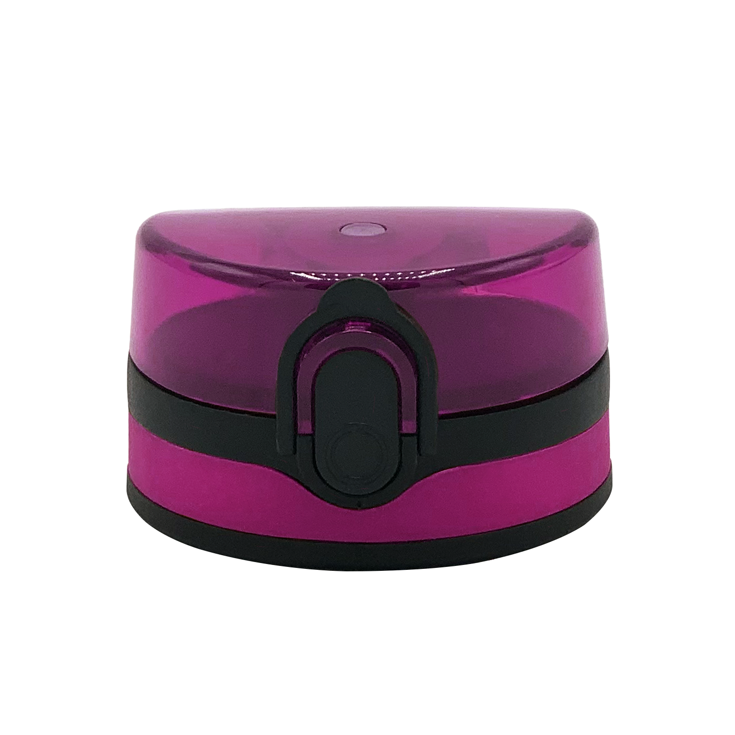 Fuchsia with Black Flip Top Lid for 50oz Tritan Water Bottles