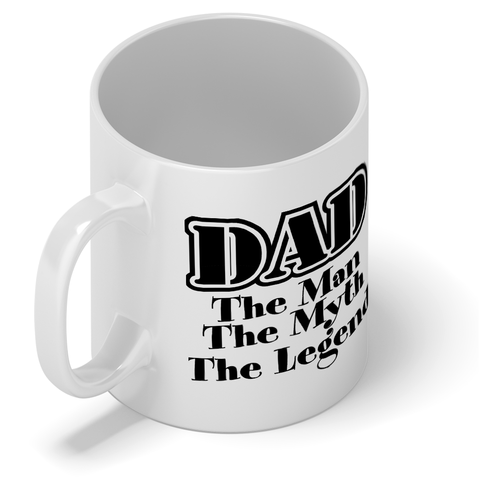 DAD Man Myth Legend 11oz Ceramic Coffee Mug
