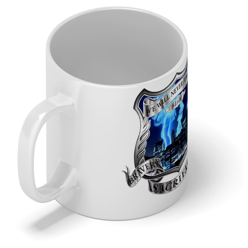 Police 911 - We Will Never Forget 11oz Ceramic Coffee Mug
