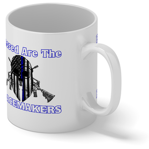 Blessed are the PeaceMakers Mask 11oz Ceramic Coffee Mug