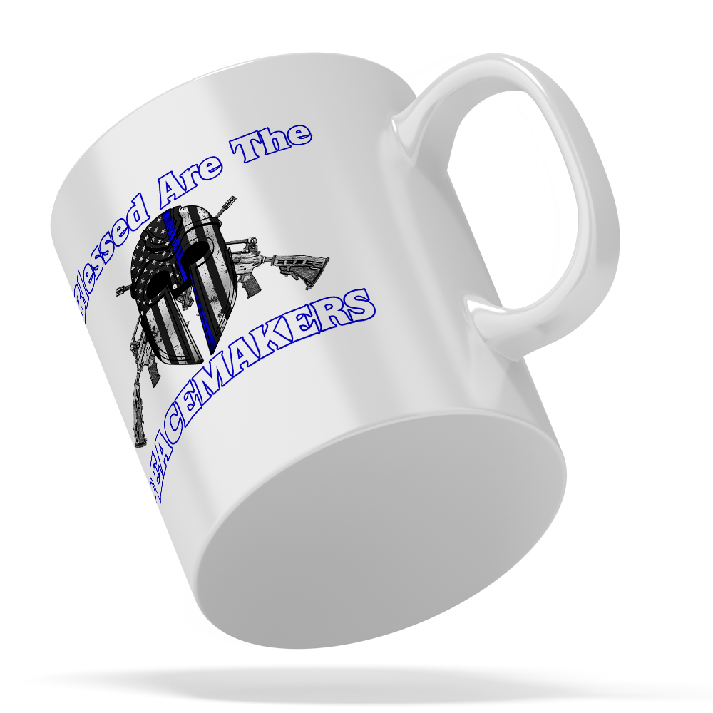 Blessed are the PeaceMakers Mask 11oz Ceramic Coffee Mug