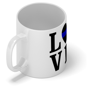 Police Heart Love 11 oz 11oz Ceramic Coffee Mug