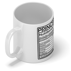 Principal Nutritional Facts 11oz Ceramic Coffee Mug