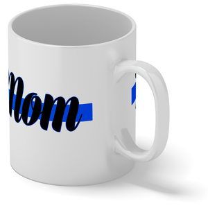 Police Mom Blue Line 11 oz 11oz Ceramic Coffee Mug