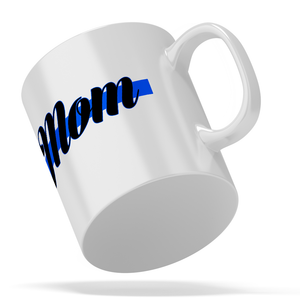 Police Mom Blue Line 11 oz 11oz Ceramic Coffee Mug