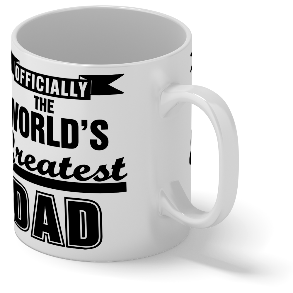 Officially the World's Greatest Dad 11oz Ceramic Coffee Mug