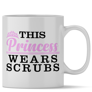 This Princess Wears Scurbs 11oz Ceramic Coffee Mug