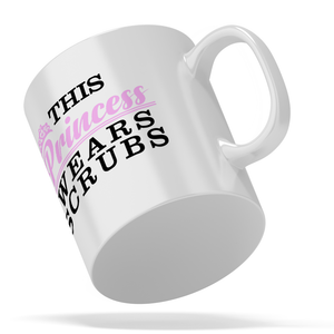 This Princess Wears Scurbs 11oz Ceramic Coffee Mug