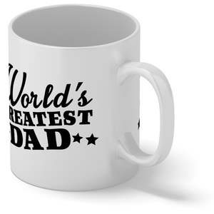 World's Greatest Dad Stars 11oz Ceramic Coffee Mug