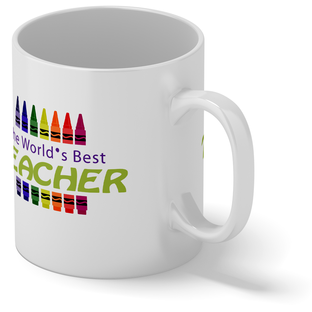 The World's Best Teacher 11oz Ceramic Coffee Mug