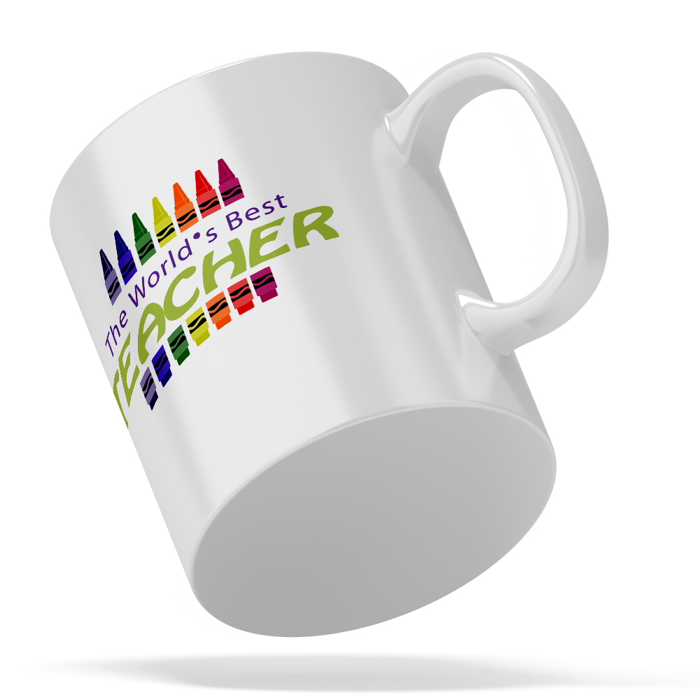 The World's Best Teacher 11oz Ceramic Coffee Mug