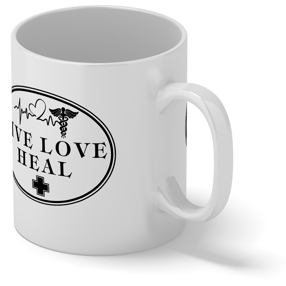 Live Love Heal 11oz Ceramic Coffee Mug