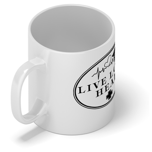 Live Love Heal 11oz Ceramic Coffee Mug