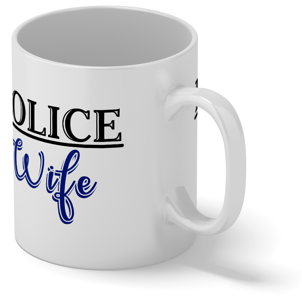 Police Wife Long 11 oz 11oz Ceramic Coffee Mug