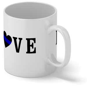 Polive Love Long 11 oz 11oz Ceramic Coffee Mug
