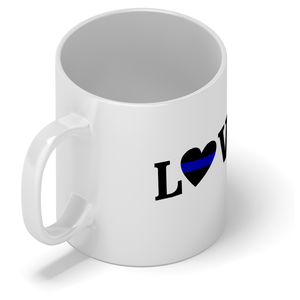 Polive Love Long 11 oz 11oz Ceramic Coffee Mug