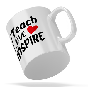 Teach Love Inspire 11oz Ceramic Coffee Mug