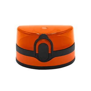 Orange with Black Flip Top Lid for 32oz Tritan Water Bottles