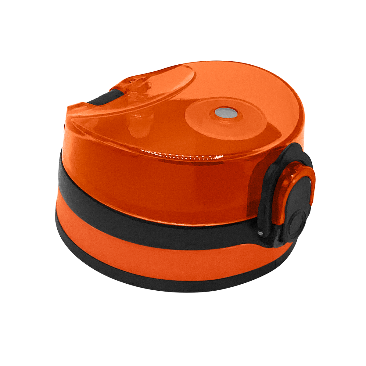 Orange with Black Flip Top Lid for 32oz Tritan Water Bottles